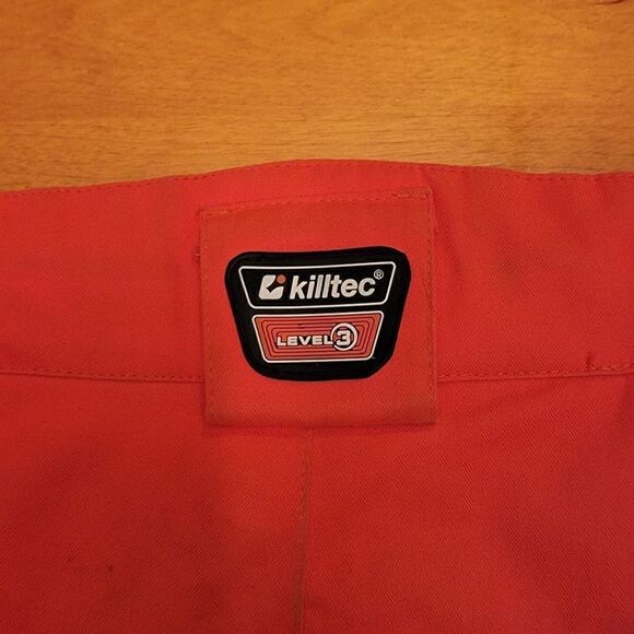 Killtec level 3 ski snowboard pants orange size 14 - Picture 3 of 6